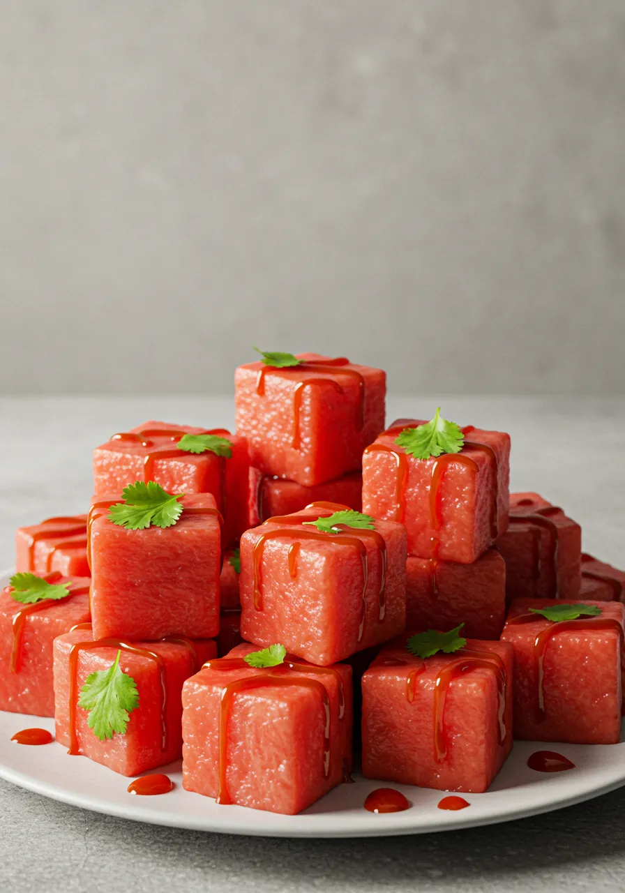 Sriracha Watermelon Bites - secondary view